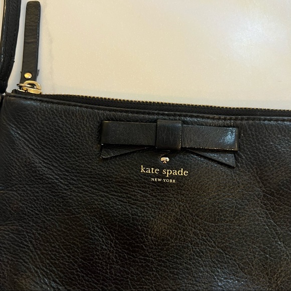 Kate spade black leather mini crossbody - Picture 4 of 9